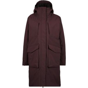 Heber Peak Womens SylvaHe Long Coat Lange jas (Dames |bruin |waterdicht)