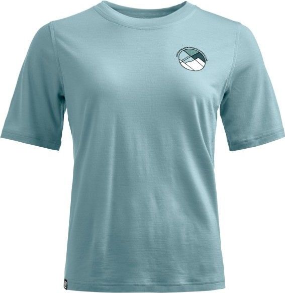 Ortovox - 140 Cool Round Landscape - T-shirt - Grijs - Merinoshirt