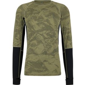 Stoic MerinoMesh150 SadjemSt L/S Merinoshirt (Heren |olijfgroen)