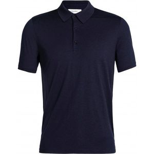 Icebreaker Tech Lite II S/S Polo Merinoshirt (Heren |blauw)