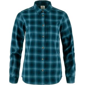 Fjällräven Womens Övik Flannel Shirt Overhemd (Dames |blauw)