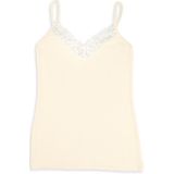 Engel - Top - Wit - Zijden Ondergoed