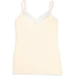 Engel - Top - Wit - Zijden Ondergoed