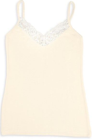 Engel - Top - Wit - Zijden Ondergoed