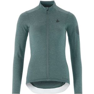 Craft Womens Core Bike Essence Wool L/S Jersey Fietsshirt (Dames |turkoois)