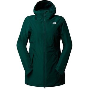 The North Face Womens Hikesteller Insulated Parka Lange jas (Dames |groen |waterdicht)