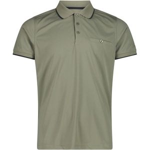CMP Polo Polyester Poloshirt (Heren |olijfgroen)