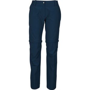 Vaude Womens Farley Stretch Zip Off Pants II Trekkingbroek (Dames |blauw)