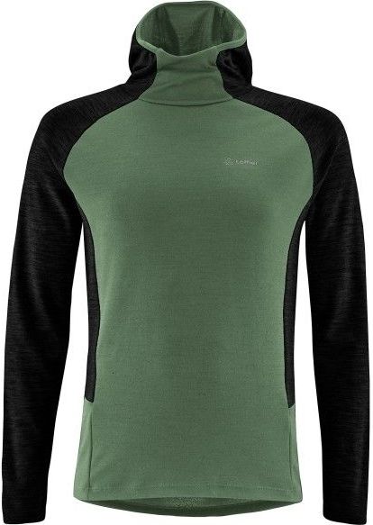 Löffler - Hoody Transtex Merino - Merinolongsleeve - Olijfgroen