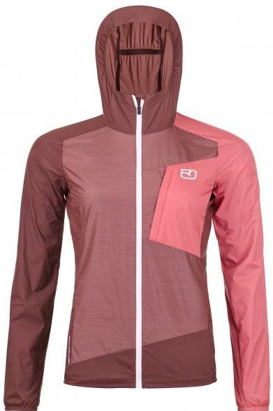 Ortovox - Womens Windbreaker Jacket - Roze - Windjack