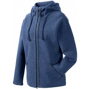 Mufflon Womens Caro Wollen vest (Dames |blauw)