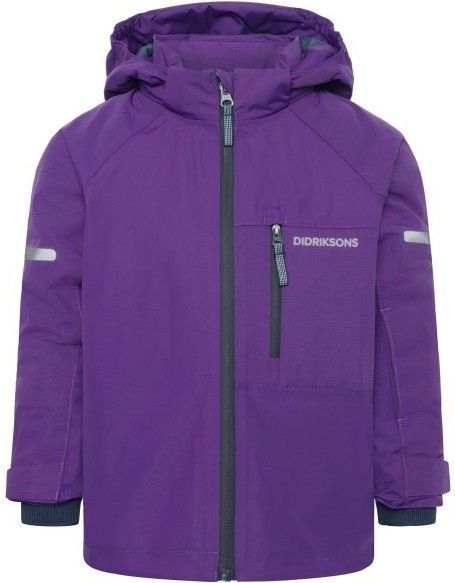 Didriksons - Kid's Falken Jacket - Winterjack - Purper - Waterdicht