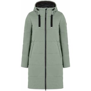 Elkline Womens Comfort Lange jas (Dames |groen)
