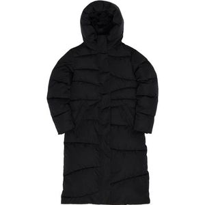 Mazine - Waves Quilt Puffer Coat - Lange Jas - Zwart - Waterdicht