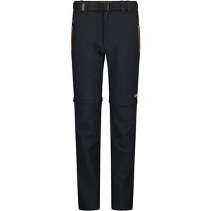 CMP Boys Zip Off Pant with Belt Afritsbroek (Kinderen |zwart)