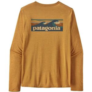 Patagonia L/S Cap Cool Daily Graphic Shirt Waters Sportshirt (Heren |bruin)