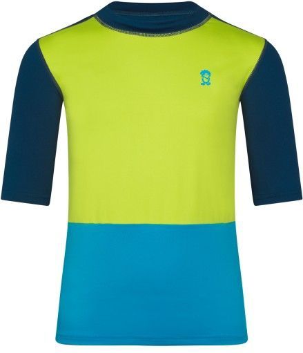 Trollkids - Balestrand - T-Shirt - Blauw/Groen - 90% Polyester, 10% Elastaan