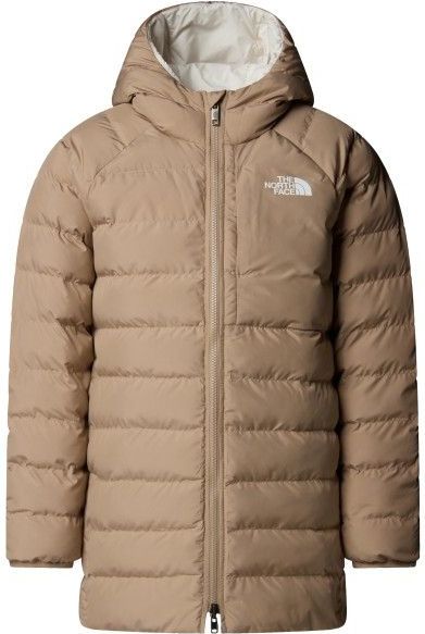 The North Face - Omkeerbare Perrito-parka - Mushroom Grey - Voor Meisjes