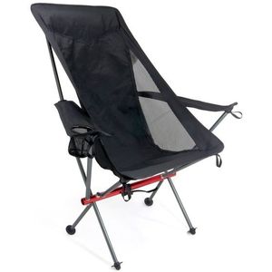 Basic Nature Travelchair Ultralight Relax Campingstoel (zwart)