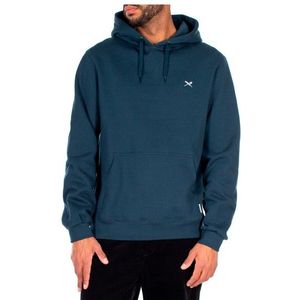 Iriedaily - Sweatshirt - Navy / Wit - Capuchon - Losse Pasvorm
