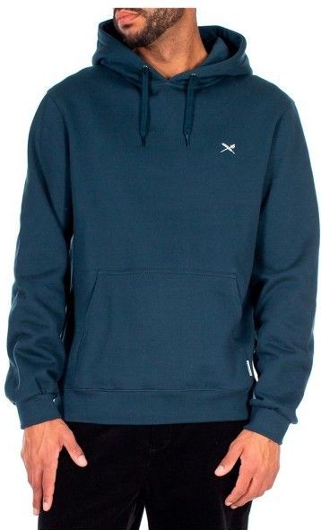 Iriedaily - Sweatshirt - Navy / Wit - Capuchon - Losse Pasvorm