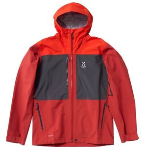 Haglöfs Front Proof Jacket Regenjas (Heren |rood |waterdicht)