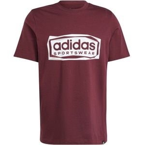 adidas FLD Sportswear Logo T-shirt (Heren |rood)