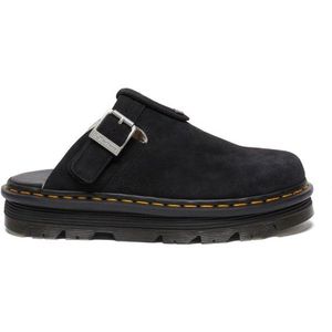 Dr Martens Zebzag Mule WL Bronx Suede Pantoffels (zwart)