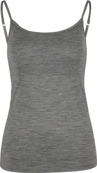 Icebreaker Womens Siren Bra Cami Merino-ondergoed (Dames |grijs)