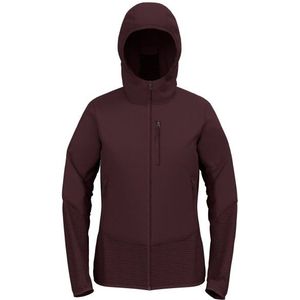 Odlo Womens Ascent Hybrid Jacket Insulated Synthetisch jack (Dames |bruin)