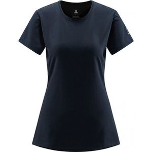 Haglöfs Womens Outsider by Nature Tee T-shirt (Dames |blauw/zwart)