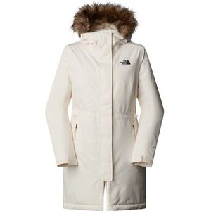 The North Face Womens Recycled Zaneck Parka Lange jas (Dames |beige |waterdicht)