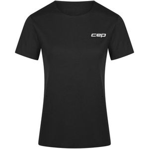 CEP Womens Pro Run Ultralight Shirt Short Sleeve Hardloopshirt (Dames |zwart)