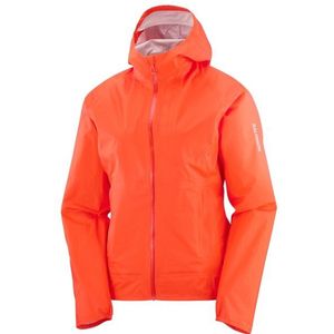 Salomon Womens Bonatti WP Jacket Hardloopjack (Dames |rood |waterdicht)