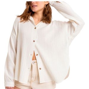 Roxy Womens Morning Time Overhemd (Dames |wit)