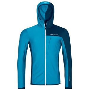 Ortovox Fleece Light Grid Hooded Jacket Fleecevest (Heren |blauw)