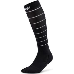 CEP - Pro Run Reflective Tall 2.0 - Compressiesokken - Zwart