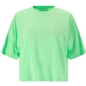 Sportshirt - Effen - Jersey - Kwartmouw - Losse Pasvorm