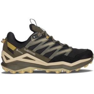 LOWA - Maddox Pro GTX Lo - Wandelschoenen - Black/Olive - PU/Materiaal