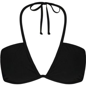 Barts Womens Solid Plunge Halter Bikinitop (Dames |zwart)
