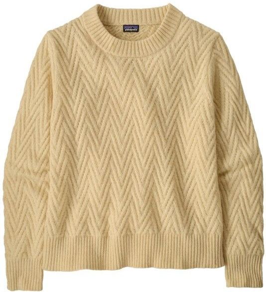 Patagonia - Recycled Wool Crewneck Sweater - Wollen Trui - Beige