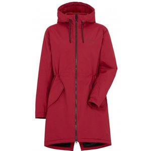 Didriksons Womens Marta-Lisa Parka Lange jas (Dames |rood |waterdicht)