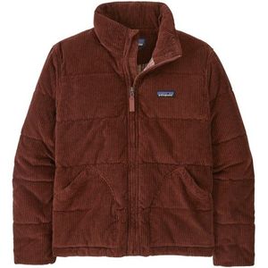 Patagonia Womens Cord Fjord Jacket Donsjack (Dames |bruin/rood)