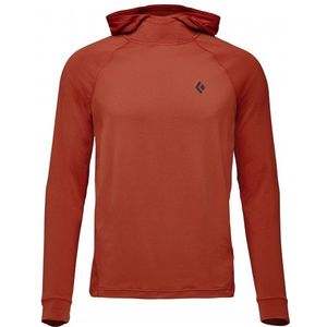 Black Diamond L/S Alpenglow Hoody Longsleeve (Heren |rood)