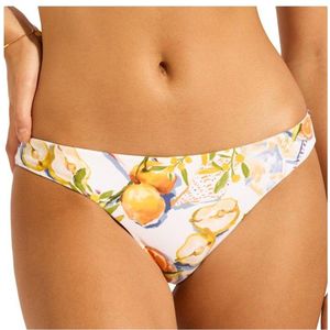 Seafolly Womens Riviera Coast Reversible Hipster Bikinibroekje (Dames |oranje)