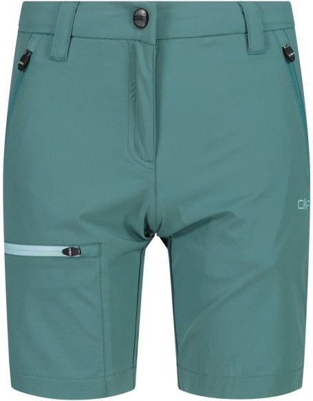 CMP - Girls Bermuda 4-Way Stretch Short - Turkoois - Korte Broeken