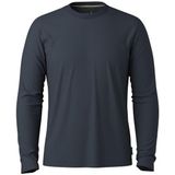 Smartwool - Perfect Crew Long Sleeve Tee - Merinoshirt - Blauw