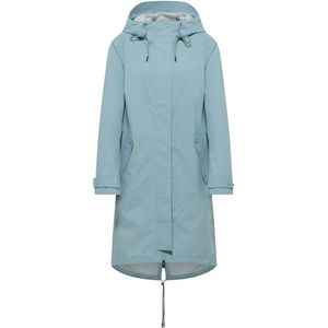 ELBSAND Womens Yunea Rain Parka Vrijetijdsjack (Dames |turkoois |waterdicht)