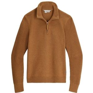 Royal Robbins Womens Westlands 1/4 Zip Merinotrui (Dames |bruin)