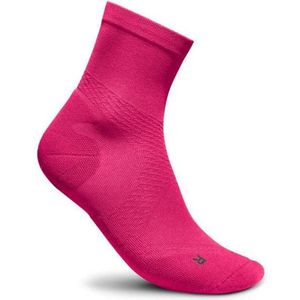 Bauerfeind Sports Run Ultralight Mid Cut Socks Hardloopsokken (Heren |roze)
